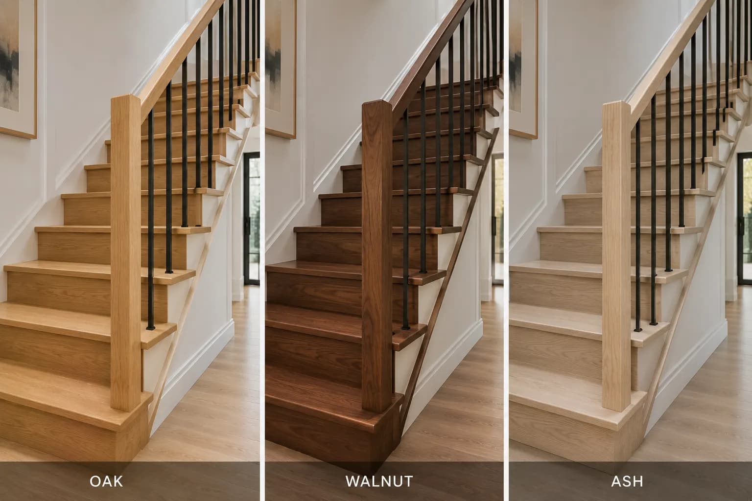 Best Wood for Stairs: Oak vs Walnut vs Ash for GTA Homes