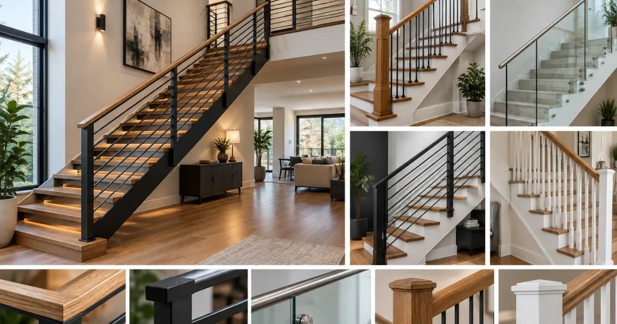 Stair Railing Guide: Types, Materials & Cost for GTA Homes