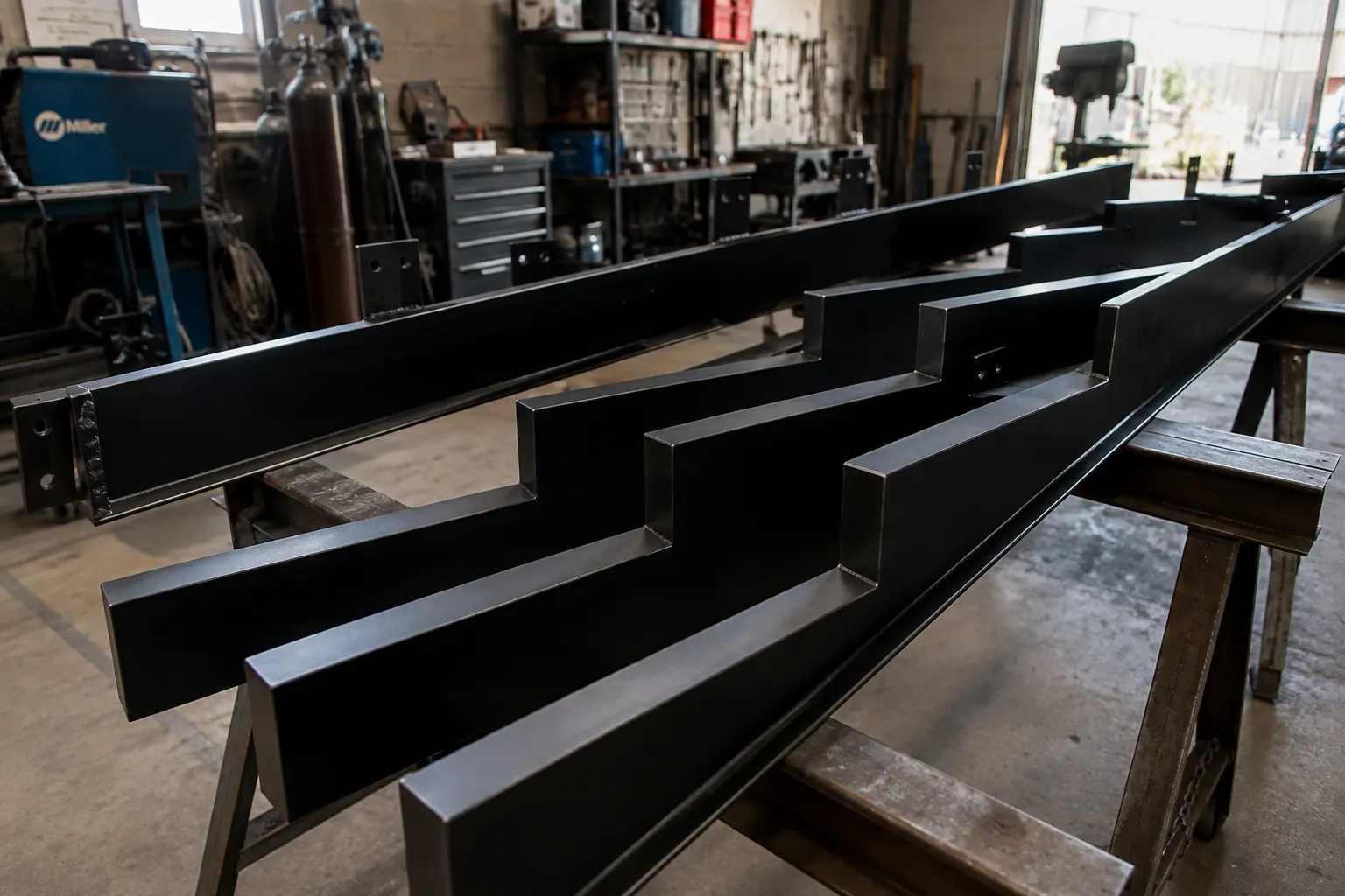 Architectural Steel — premium staircase material used by RiseOnStairs